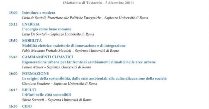 Sapienza per la Sostenibilita'